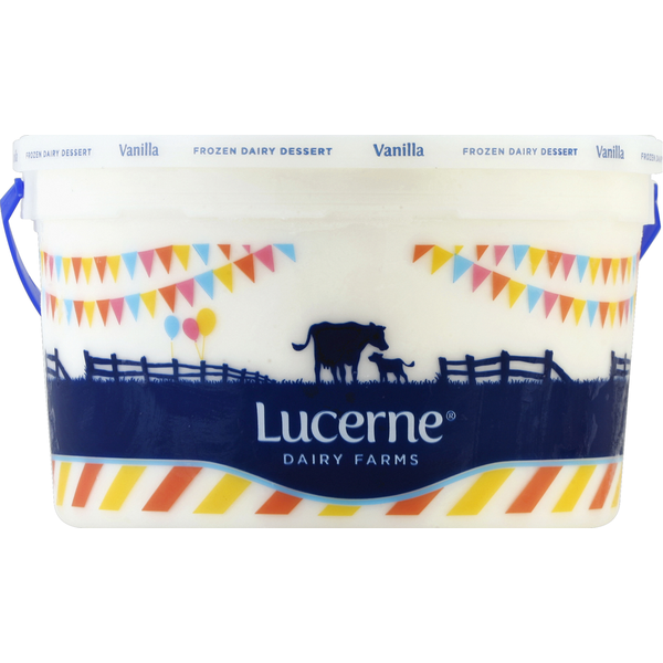Lucerne Ice Cream, Reduced Fat, Vanilla Flavored
