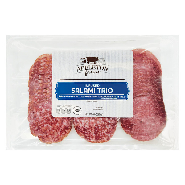 Appleton Farms Infused Salami Trio Same-Day Delivery or Pickup | ALDI