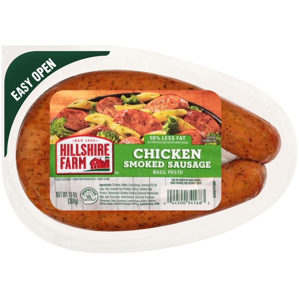 Hillshire Farm Smoked Sausage, Chicken, Basil Pesto (0.812 lb) from