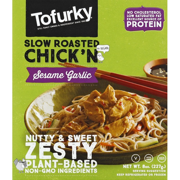 Tofurky Chick'n, Slow Roasted, Sesame Garlic (8 oz) from Rainbow