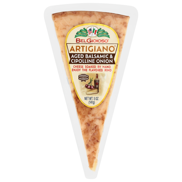 BelGioioso Artigiano Aged Balsamic & Cipolline Onion Cheese Same