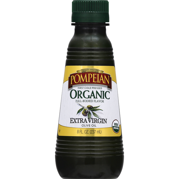 Pompeian Organic Extra Virgin Olive Oil (8 fl oz) Instacart