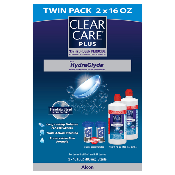 Clear Care Plus Cleaning & Disinfecting Solution, 32 Fluid Ounces