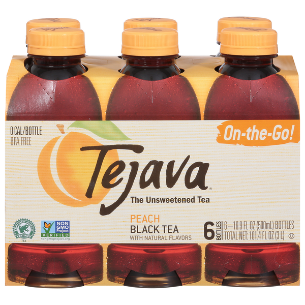 Tejava Peach Unsweetened Tea