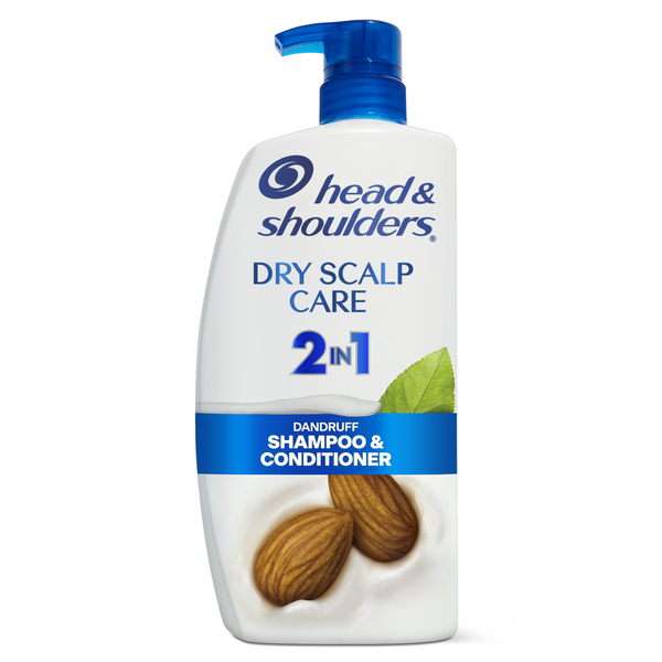 Head & Shoulders 2 in 1 Dandruff Shampoo and Conditioner, Dry Scalp Care - 28.2 fl oz