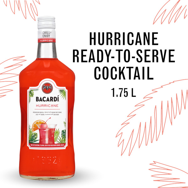 BACARDÍ Bacardi Hurricane Ready To Serve Premium Rum Cocktail