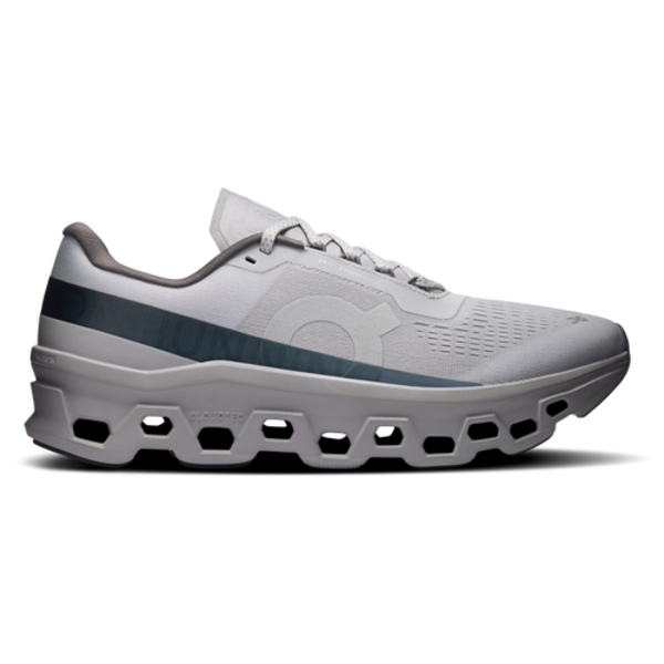 ON Men's Cloudmonster 1 Running Shoes, Size 9.5 - Glacier Grey/Alloy