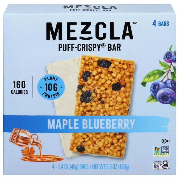 Mezcla Puff-Crispy Maple Blueberry Bar Same-Day Delivery or Pickup