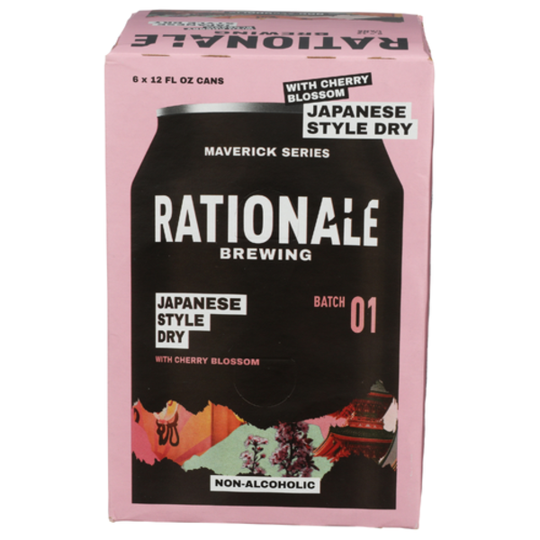 Rationale Brewing Japanese Style Dry Non-Alcoholic 6 Pack Cans