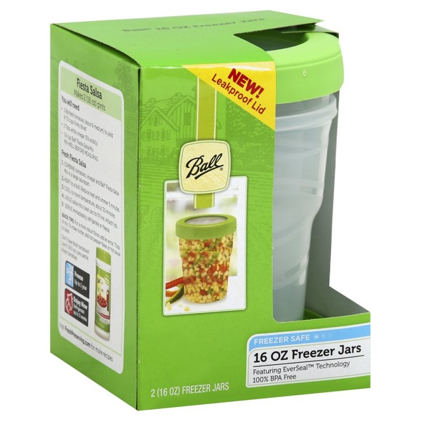 Ball Freezer Jars, 16 Ounce (2 each) Instacart