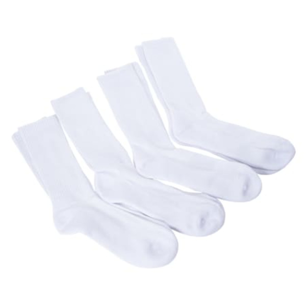 Series 8 Fitness Mens Performance Crew Socks - White