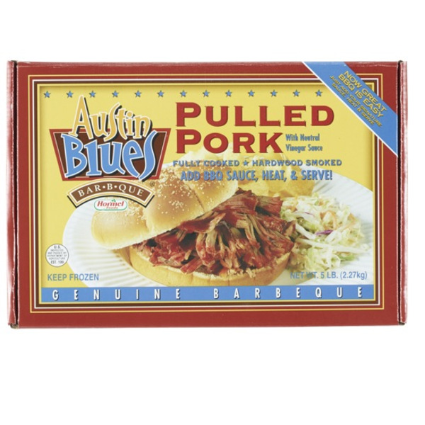 Frozen Hormel - Austin Blues Pulled Pork - 5 lbs