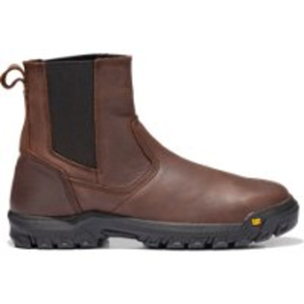 Cat Footwear Men's Wheelbase EH Steel Toe Wellington Work Boots, Size 7