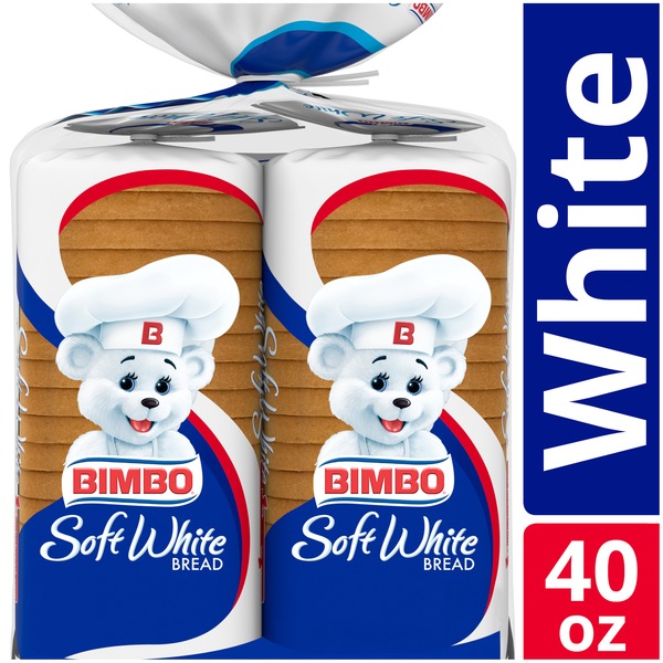 Bimbo Soft White Bread Family Pack (40 oz) Instacart