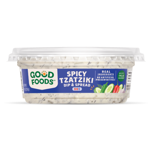 Good Foods Spicy Tzatziki Dairy Dip & Spread Same-Day Delivery or