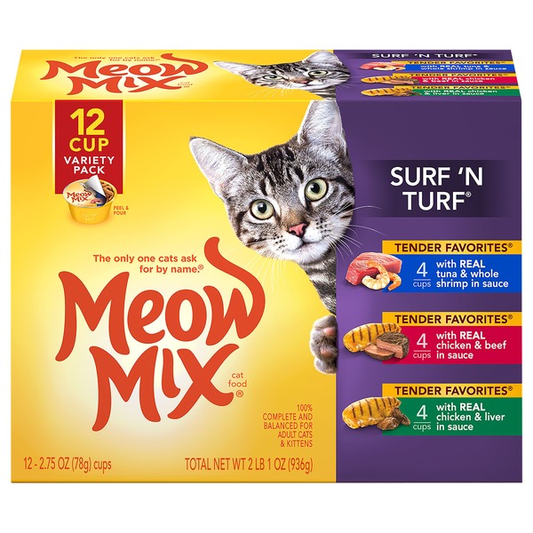 Meow Mix Cat Food (33 oz) Instacart