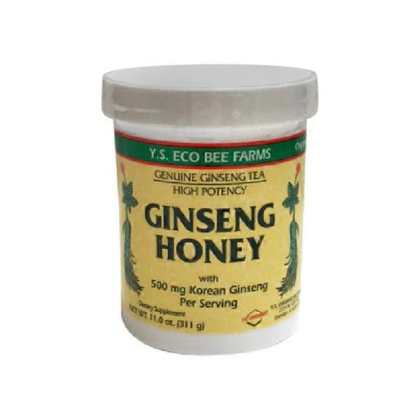 Y.S. Eco Bee Farms Ginseng Honey Genuine Ginseng Tea with 600 mg Korean