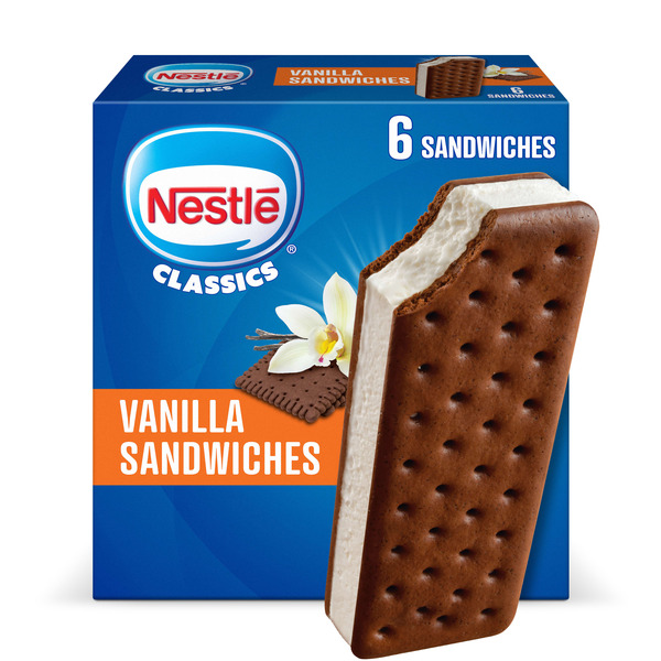 Nestle Vanilla Ice Cream Sandwiches