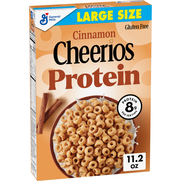 General Mills Cinnamon Cheerios Protein Large Size Cereal