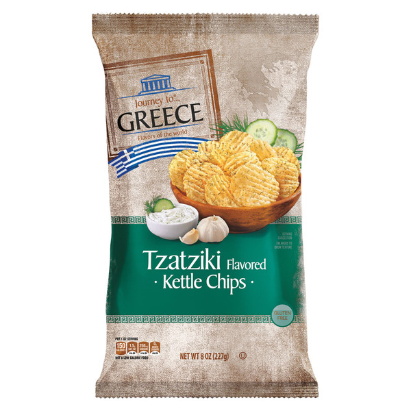 Journey To... Tzatziki Krinkle Cut Kettle Chips