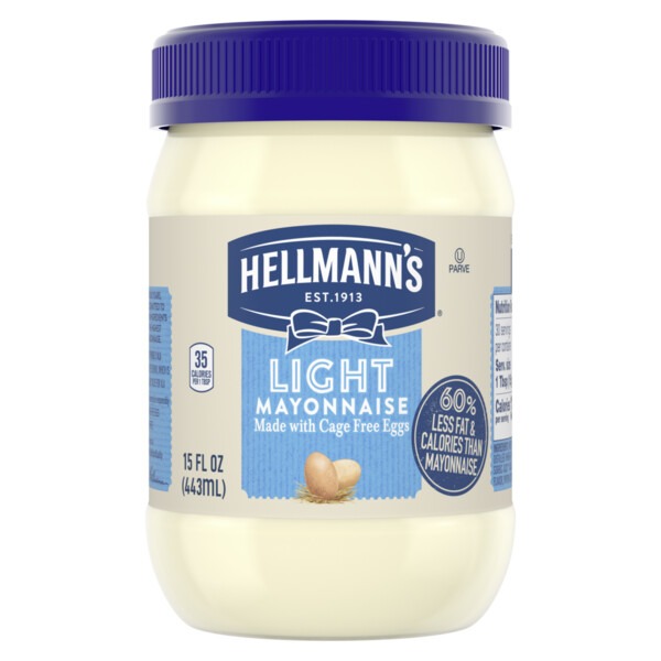 Hellmann's Mayonnaise Light (15 fl oz) Instacart