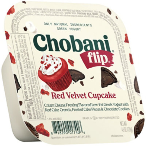 Chobani Yogurt, Greek, Red Velvet Cupcake