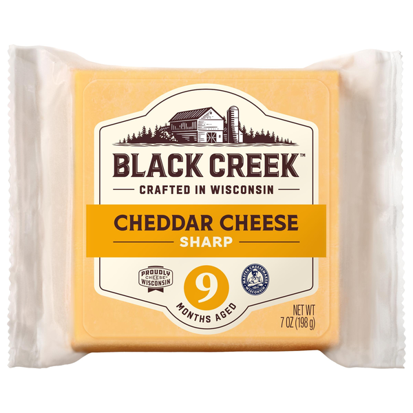 Black Creek Aged 9 Months Sharp Cheddar Cheese Same-Day Delivery