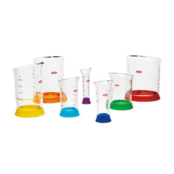 OXO Good Grips Plastic 7-Piece Measuring Beaker Set