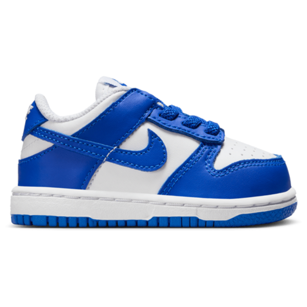 Nike Toddlers' Dunk Low Casual Shoes, Size 8 - White & Concord