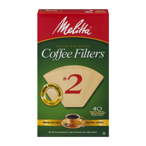 Melitta Natural Brown Paper 2 Size Cone Coffee Filters From Publix Melitta Natural Brown Paper 2 Size Cone Coffee Filters From Publix