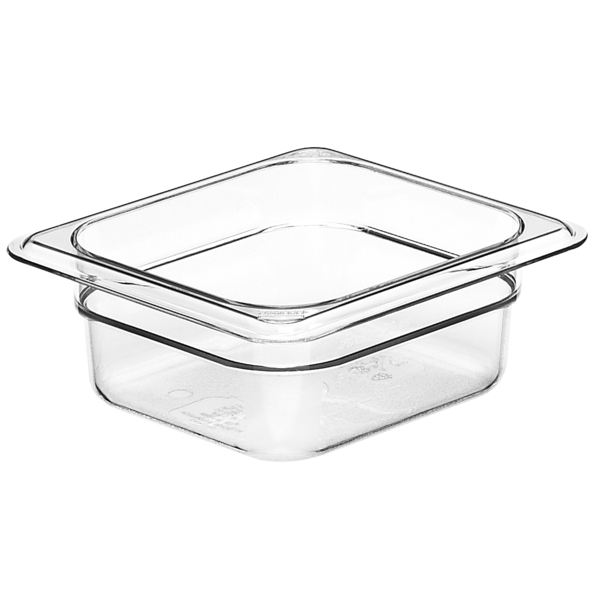 Cambro 46CW135 Camwear Food Pan plastic 1/4 size 6in deep