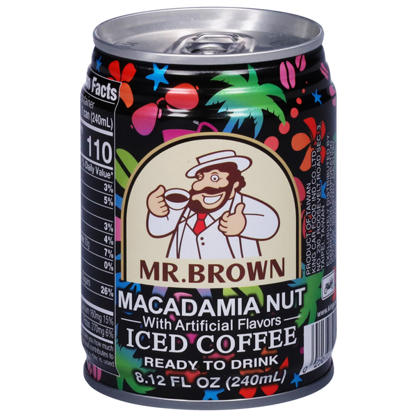 Mr. Brown Ice Coffee, Macadamia Nut