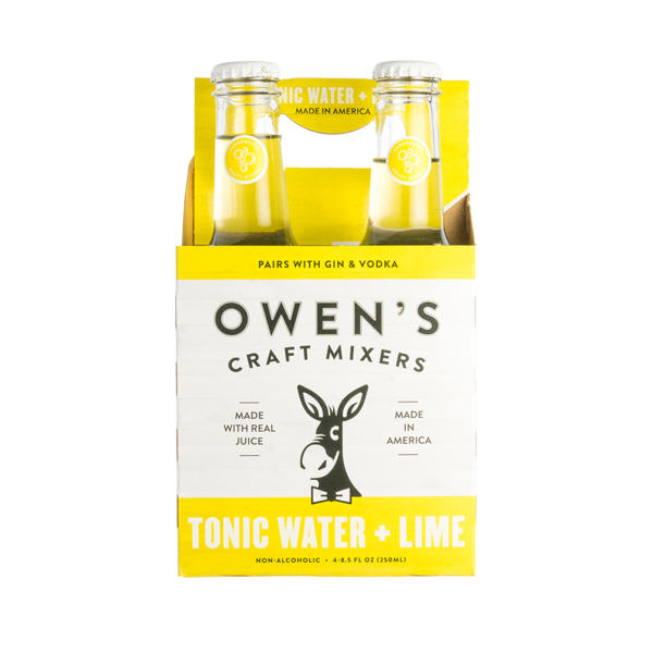 Owen's Craft Mixers Tonic Water + Lime Mix Same-Day Delivery or
