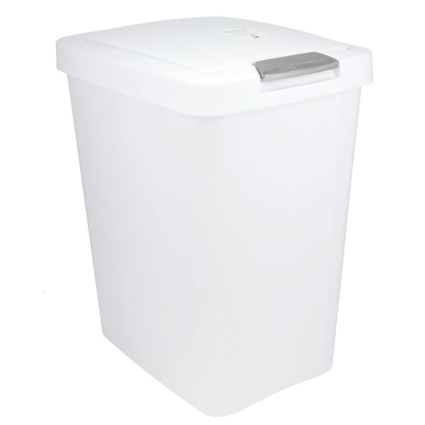 Sterilite White Touch Top Wastebasket Same-Day Delivery | Family