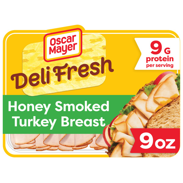 Oscar Mayer Deli Fresh Honey Smoked Turkey Breast Sliced Sandwich Lunch Meat