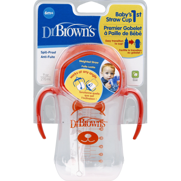 ShopRite Dr. Brown's Natural Flow Straw Cup, Spill-Proof, 9 Ounce Same-Day  Delivery or Pickup | Instacart