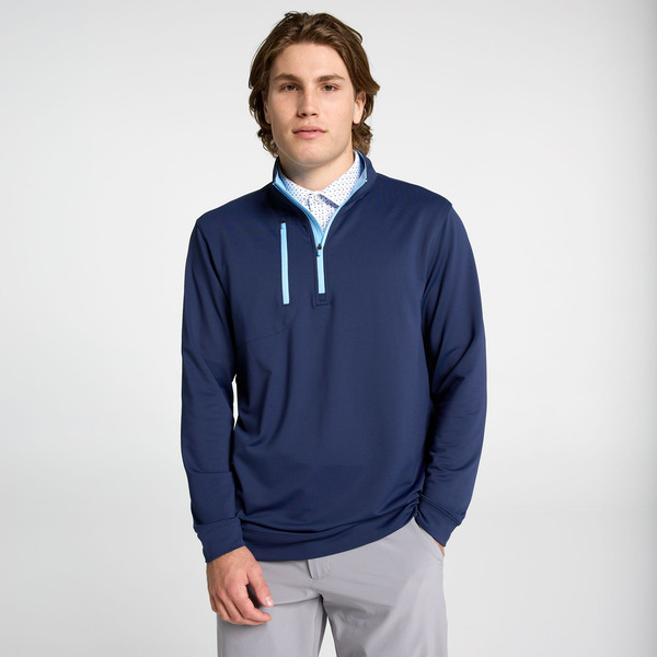 Walter Hagen Men's Performance 11 All Season 1/4 Zip, M - Navy