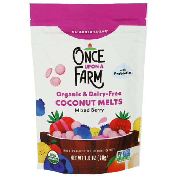 Once Upon A Farm Organic Dairy-Free Toddler Mixed Berry Coconut Melts