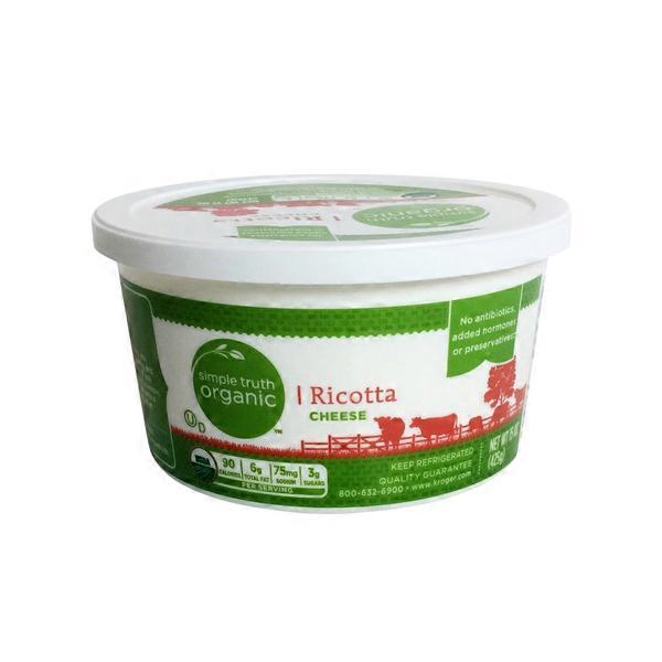 Simple Truth Organic Organic Ricotta Cheese (15 oz) Instacart