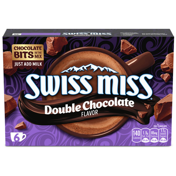 Swiss Miss Double Chocolate Flavor Hot Cocoa Mix Same-Day Delivery