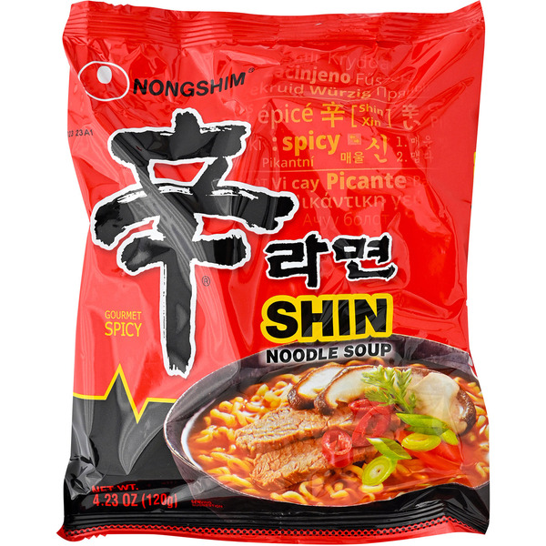 Nongshim Noodle Soup, Gourmet Spicy, Shin