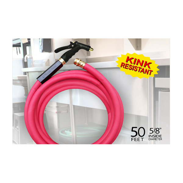 Hot Water Rubber Hose - 50 Ft