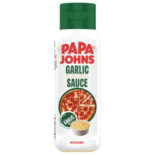 Papa John's Garlic Flavored Sauce, Squeeze Bottle