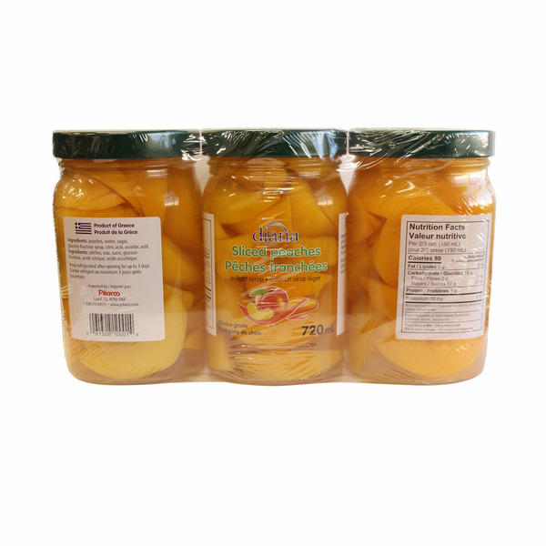 Diana’s Sliced Peaches in a Light Syrup