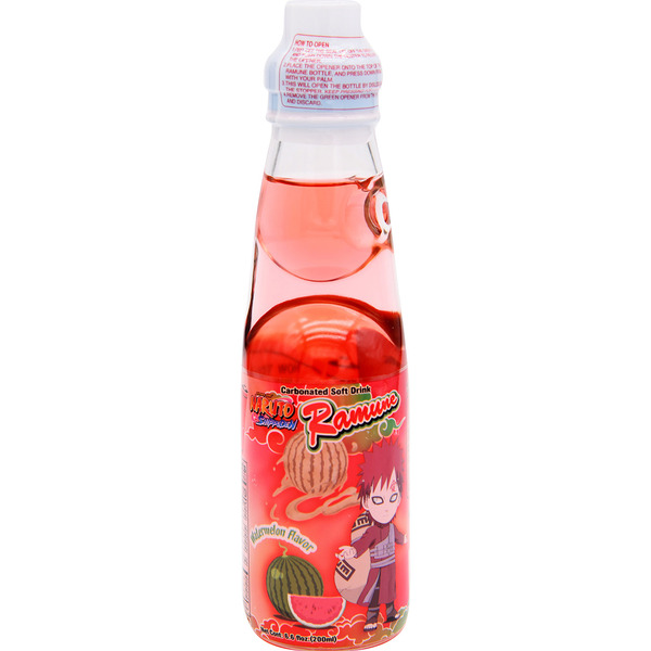 Asian Food Groocer Watermelon Flavor Naruto Ramune Soda