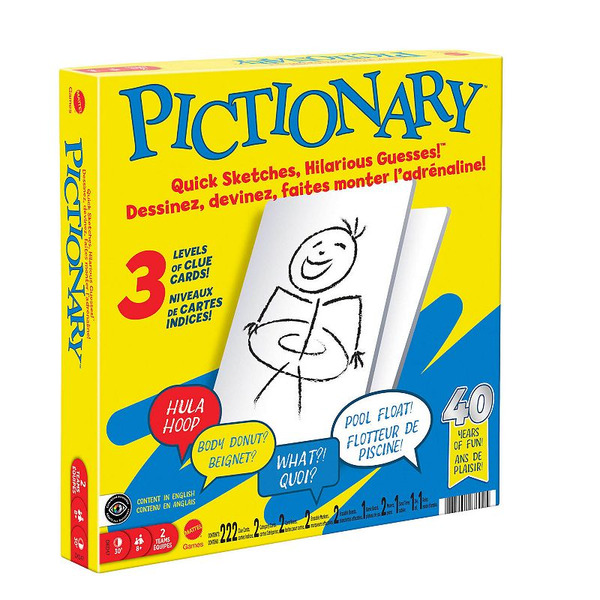 Mattel Game, Pictionary, 8+