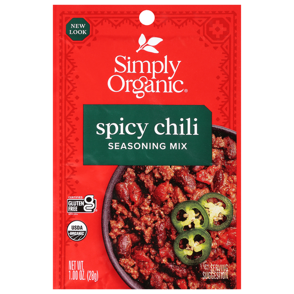 Simply Organic Organic Spicy Chili Seasoning Mix Same-Day Delivery
