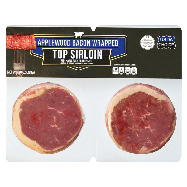 Cattlemen's Ranch USDA Choice Applewood Bacon Wrapped Top Sirloin