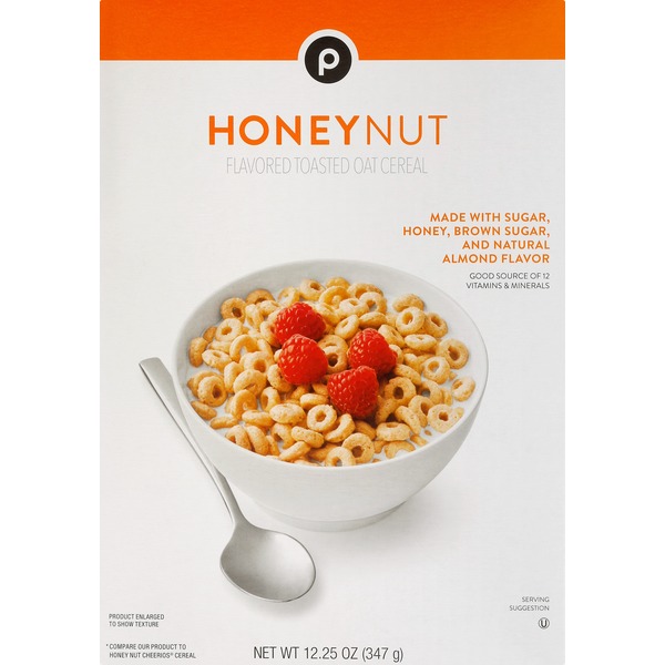 Publix Toasted Oat Cereal, Honey Nut Flavored (12.25 oz) Instacart
