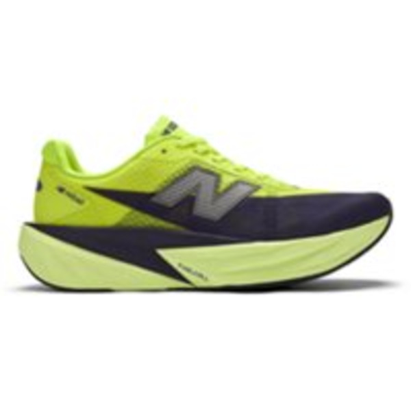 New Balance Men's FuelCell Rebel v5 Running Shoes, Size 9, Medium/D - Alkaline Green & Boysenberry